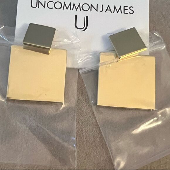 Uncommon James Bold Earrings - Gold - New - Picture 6 of 6